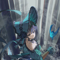 This is a pixiv picture whose title is Alice.