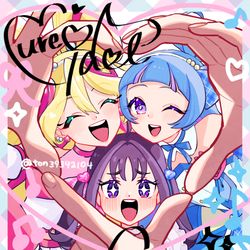 This is a pixiv picture whose title is 推し🩷🩵✨.