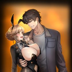 This is a pixiv picture whose title is ON vs OFF mission.