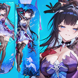 This is a pixiv picture whose title is Hysilens セイレンス (星穹鐵道) 抱き枕カバー.