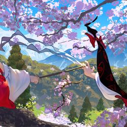 This is a pixiv picture whose title is ゆかれいむ.