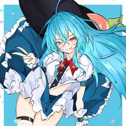 This is a pixiv picture whose title is 天子ちゃん.