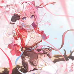 This is a pixiv picture whose title is 三月なのか.