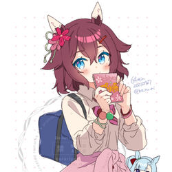 This is a pixiv picture whose title is ワンドロ サクラチヨノオー.