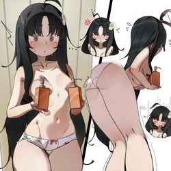 This is a pixiv picture whose title is tsukihi bath.