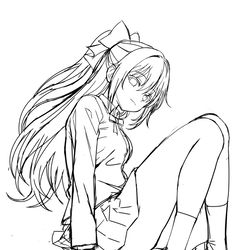 This is a pixiv picture whose title is 下描き.