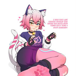 This is a pixiv picture whose title is Catrin Glitch (Fortnite).