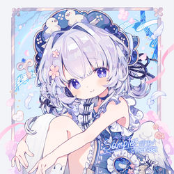 This is a pixiv picture whose title is commission🕊️💙.