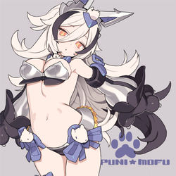 This is a pixiv picture whose title is PUNI☆MOFU 銀ラン予約開始しました！.