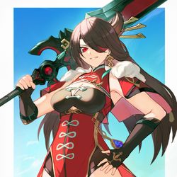 This is a pixiv picture whose title is 北斗.