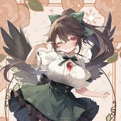 This is a pixiv picture whose title is 姫系お空ちゃん.