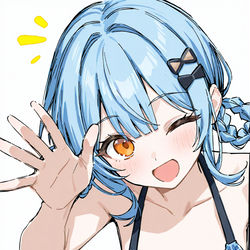 This is a pixiv picture whose title is 水着シェリーちゃん.