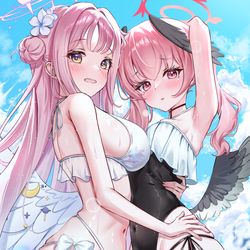 This is a pixiv picture whose title is C106で頒布した同人誌の表紙です！.