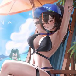This is a pixiv picture whose title is Zhu Yuan At The Beach.