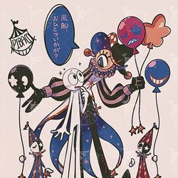 This is a pixiv picture whose title is 創作キャラまとめ7(※夢絵あり).