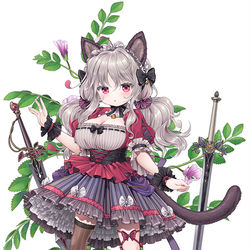 This is a pixiv picture whose title is 【フラワーナイトガール】ヒヨコマメ（スイートドレス）.