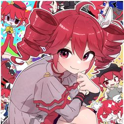 This is a pixiv picture whose title is 重音テト.