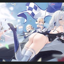 This is a pixiv picture whose title is racing.