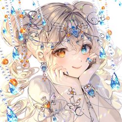 This is a pixiv picture whose title is おとめ座♍️.