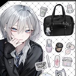 This is a pixiv picture whose title is What's in her bag?.