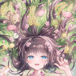 This is a pixiv picture whose title is 春光.