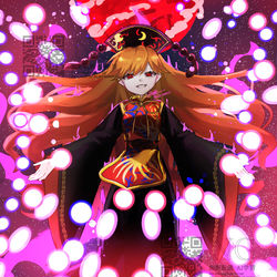 This is a pixiv picture whose title is 純符「純粋な弾幕地獄」.