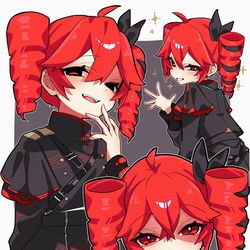 This is a pixiv picture whose title is ヤン黒SV.