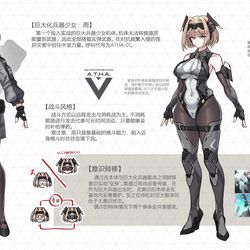 This is a pixiv picture whose title is 巨大化兵器少女【雨】基础设定.