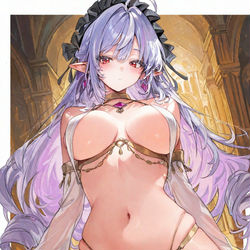 This is a pixiv picture whose title is 踊り子 ビビアン.