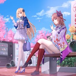 This is a pixiv picture whose title is Unexpedted Breeze🍃.