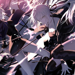 This is a pixiv picture whose title is 新宿のオルタ.