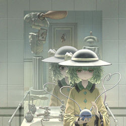 This is a pixiv picture whose title is 形而上.