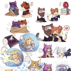 This is a pixiv picture whose title is 🐱🐱🐱.