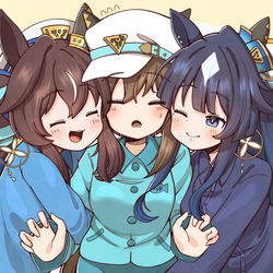 This is a pixiv picture whose title is 寝る前のぎゅ！.