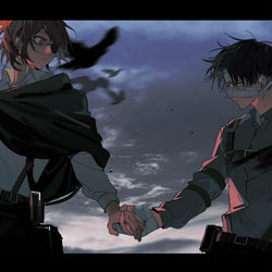 This is a pixiv picture whose title is リヴァハン.