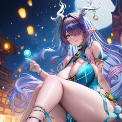 This is a pixiv picture whose title is Lauma.