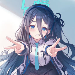 This is a pixiv picture whose title is ダブルピースアリス.