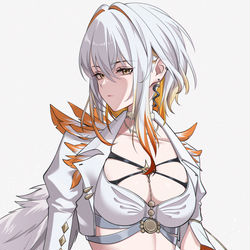 This is a pixiv picture whose title is 白ブレーナさん.