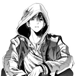 This is a pixiv picture whose title is OC.