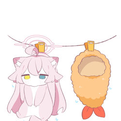 This is a pixiv picture whose title is 洗濯日和 ☀️🍤.. 😋!.