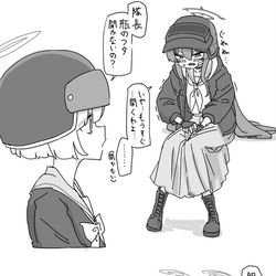 This is a pixiv picture whose title is 最近描いた絵とか.