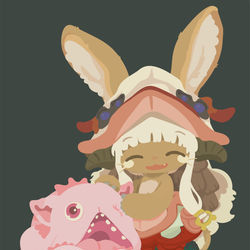 This is a pixiv picture whose title is メイドインアビス絵.