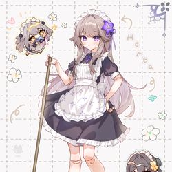 This is a pixiv picture whose title is Maid Herta & Ruan Mei & Trailbla.