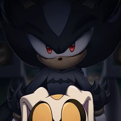 This is a pixiv picture whose title is The Bat and The Bunny.