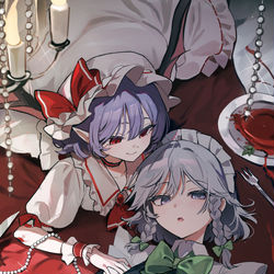 This is a pixiv picture whose title is レミ咲.