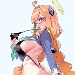 This is a pixiv picture whose title is 覚悟シミコ.