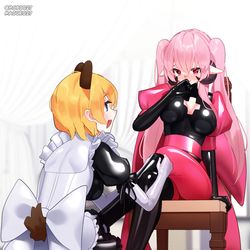 This is a pixiv picture whose title is dressing.