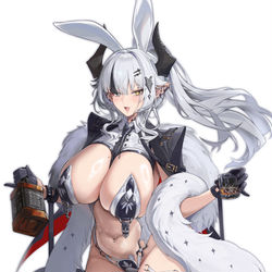 This is a pixiv picture whose title is 🐰 oc.