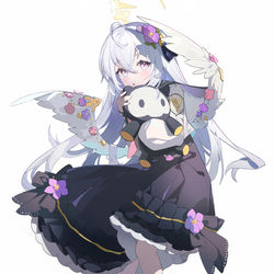 This is a pixiv picture whose title is 🌺.