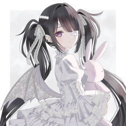 This is a pixiv picture whose title is 悪魔さん.